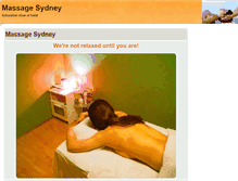 Tablet Screenshot of massagesydney.com